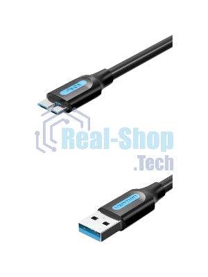 Кабель Vention USB 3.0 AM/micro B - 3 м. Кабель Vention USB 3.0 AM/micro B - 3 м.