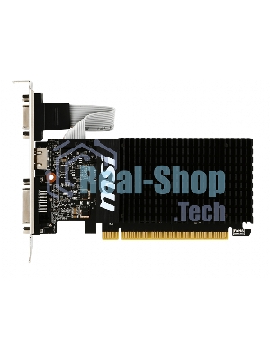 Видеокарта MSI PCI-E GT 710 2GD3H LP nVidia GeForce GT 710 2048Mb 64bit DDR3 954/1600 DVIx1/HDMIx1/CRTx1/HDCP Ret low profile
