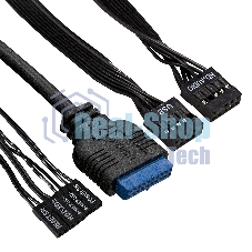Компьютерный корпус Miditower ExeGate AA-440U (ATX, без БП, 2*USB+1*USB 3.0, аудио, черный)