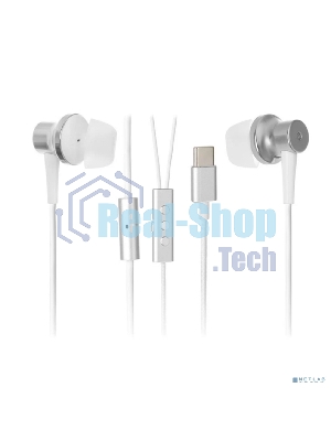 Проводные наушники Xiaomi Type-C Earphones белый, внутриканальные, USB Type-C