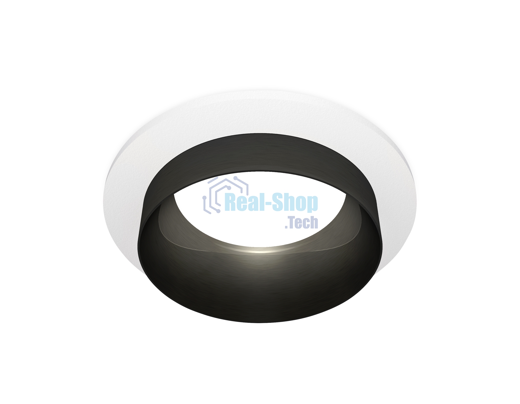 Комплект встраиваемого светильника Ambrella light XC6512021 SWH/PBK белый песок/черный полированный MR16 GU5.3 (C6512, N6131)