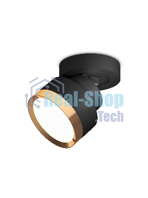 Светильник Ambrella Light XM8102004 SBK/PYG черный песок/золото желтое полированное GX53 (A2229, A2106, C8102, N8124)