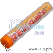Припой с канифолью Rexant 10 гр.d=1.0 мм (Sn60 Pb40 Flux 2.2%)