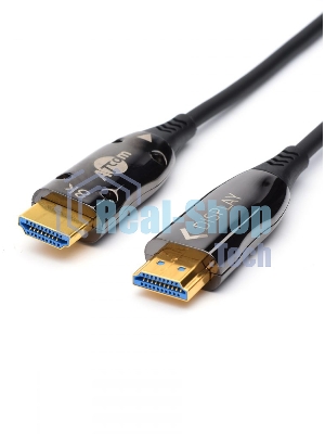 Кабель HDMI 20 м (HIGH speed, Metal gold, Optical) 8K VER 2.1 Кабель HDMI 20 м (HIGH speed, Metal gold, Optical) 8K VER 2.1