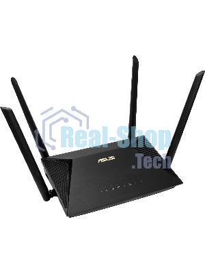 Роутер ASUS RT-AX53U 802.11b/g/n/ac/ax, до 574 + 1201 Mbps, 2,4 + 5 гГц, 4 антенны, USB