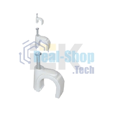 Скоба креп. круглая R7 (уп.100шт) IEK USK11-07-100