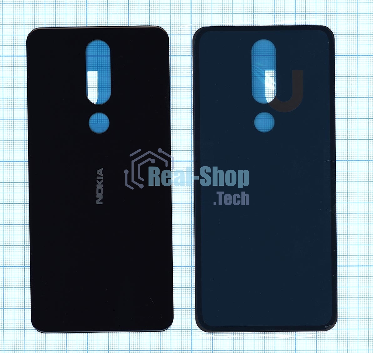 Задняя крышка для Nokia X5 черный