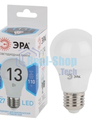 Лампа светодиодная ЭРА LED smd A60-13W-840-E27