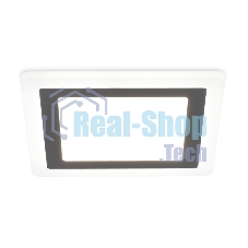 Встраиваемый cветодиодный светильник с подсветкой Ambrella light DCR396 18W+6W 4200K+4200K 220-240V 245*245*20 (A210*210)