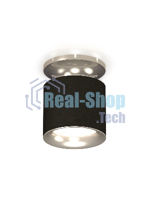 Светильник Ambrella Light XS7402083 SBK/PSL черный песок/серебро полированное MR16 GU5.3 (N7927, C7402, N7012)