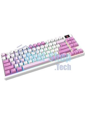 Клавиатура MSI Forge GK600 гибридная, Bluetooth, радиоканал, белый