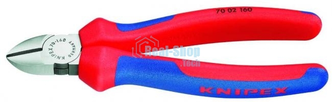 Бокорезы Knipex 7002160160 мм диагональные, ручки с двухцветными многокомпонентными чехлами