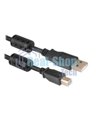 Кабель Defender USB04-06 PRO Кабель USB 2.0 для соед. 1.8м AM/BM, зол.конт, 2фер.фил.