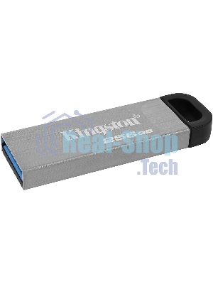 Флешка USB Kingston DataTraveler KYSON (DTKN/256GB), 256Gb, USB 3.2 Gen 1, R/W 200/60, серебристый/черный