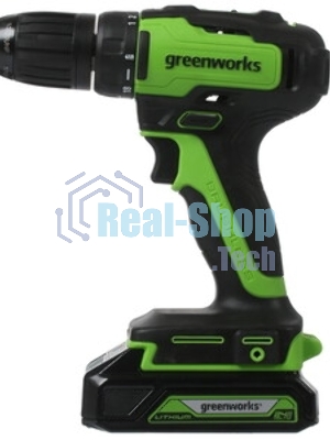Дрель-шуруповерт GREENWORKS 3704007UA, 24 В, 0 Ач, 90 Нм, бесщеточный