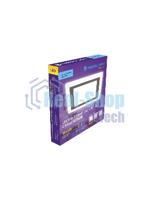 Встраиваемый cветодиодный светильник с подсветкой Ambrella light DCR396 18W+6W 4200K+4200K 220-240V 245*245*20 (A210*210)