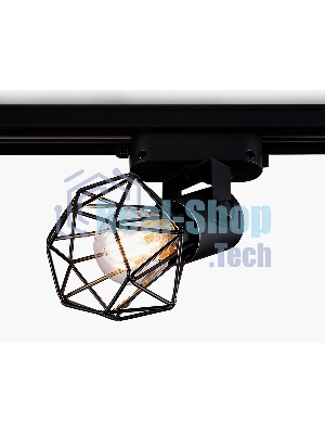 Трековый однофазный светильник Ambrella light GL5002 BK черный E27 max 40W D92*163