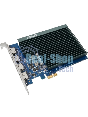 Видеокарта Asus GT730-4H-SL-2GD5 NVIDIA GeForce GT 730 2Gb GDDR5 902/5010 HDMIx4 HDCP Ret
