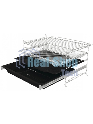 Встраиваемая электрическая духовка Gorenje BP6138B, объем 77 л, макс. температура 320 градусов, сенсорное/поворотное управление, Wi-Fi, пиролитическая очистка, телескопические направляющие на одном уровне, термощуп, AirFry, автоматические программы, динамическая система охлаждения, многоуровневое приготовление, PerfectGrill, энергоэффективность А+, черный