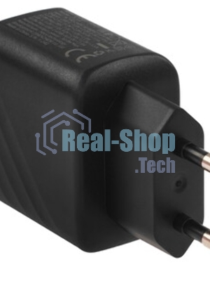 Сетевое зарядное устройство Hoco 30Вт, 3А, QC3.0/PD, 1хUSB, 1хType-C, CS23A, черный, коробка