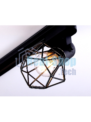 Трековый однофазный светильник Ambrella light GL5002 BK черный E27 max 40W D92*163