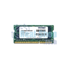 Оперативная память Patriot, DDR3, 4GB, (1x4 GB,), 1600 MHz, CL11, SO-DIMM