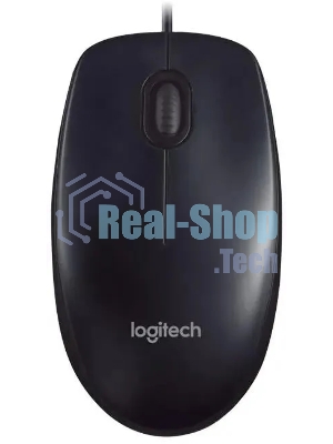 Мышь проводная Logitech M90 черный/серый, 1000 dpi, USB, кнопки - 3