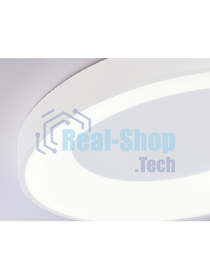Потолочный светодиодный светильник Ambrella light FZ1401 WH белый IP20 48W 3000K-6500K D500*50 (ПДУ ИК)