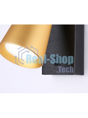 Светильник Ambrella light TA13142 BK/GD черный/золото GU10 max 12W 140*60*90