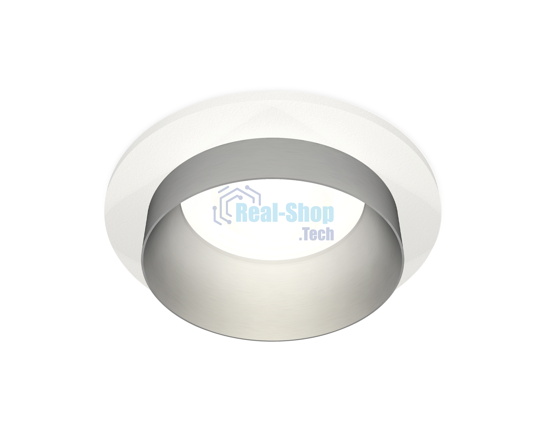Комплект встраиваемого светильника Ambrella light XC6512023 SWH/MCH белый песок/хром матовый MR16 GU5.3 (C6512, N6133)