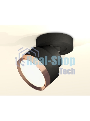 Светильник Ambrella Light XM8102005 SBK/PPG черный песок/золото розовое полированное GX53 (A2229, A2106, C8102, N8126)