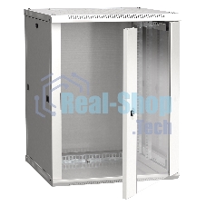 Шкаф ITK LINEA W 15U 600x600 мм дверь стекло, RAL7035