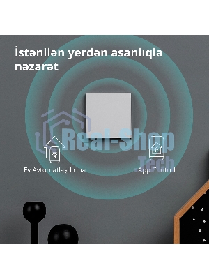 Выключатель умный Aqara Smart wall switch H1 ((with neutral, single rocker) WS-EUK03