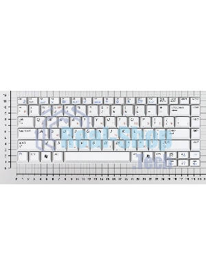Клавиатура для ноутбука Samsung M50, серебристая