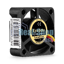 Вентилятор для корпуса ExeGate ExtraPower EP03010S3P-5 черный, 30 мм, 12000 об/мин, 33 дБ, 3 pin