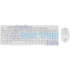 Комплект клавиатура+мышь Oklick S650 проводной, USB, 2000 DPI, белый