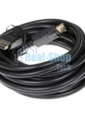 Кабель DisplayPort Gembird/Cablexpert, 5м, 20M/20M, v1.2, черный, экран, пакет (CC-DP2-5M)