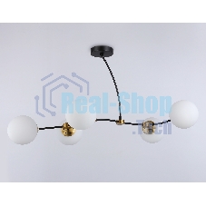 Светитльник Ambrella Light TR2548/5 BK/SB черный/бронза E27/5 max 60W 950*600*450