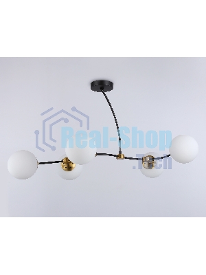 Светитльник Ambrella Light TR2548/5 BK/SB черный/бронза E27/5 max 60W 950*600*450