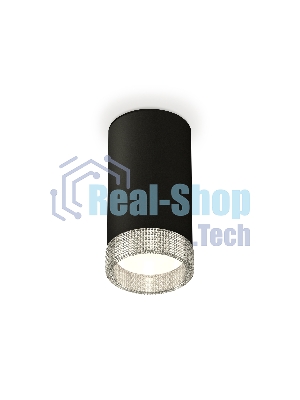 Светильник Ambrella Light XS8162010 SBK/CL черный песок/прозрачный GX53 (C8162, N8480)