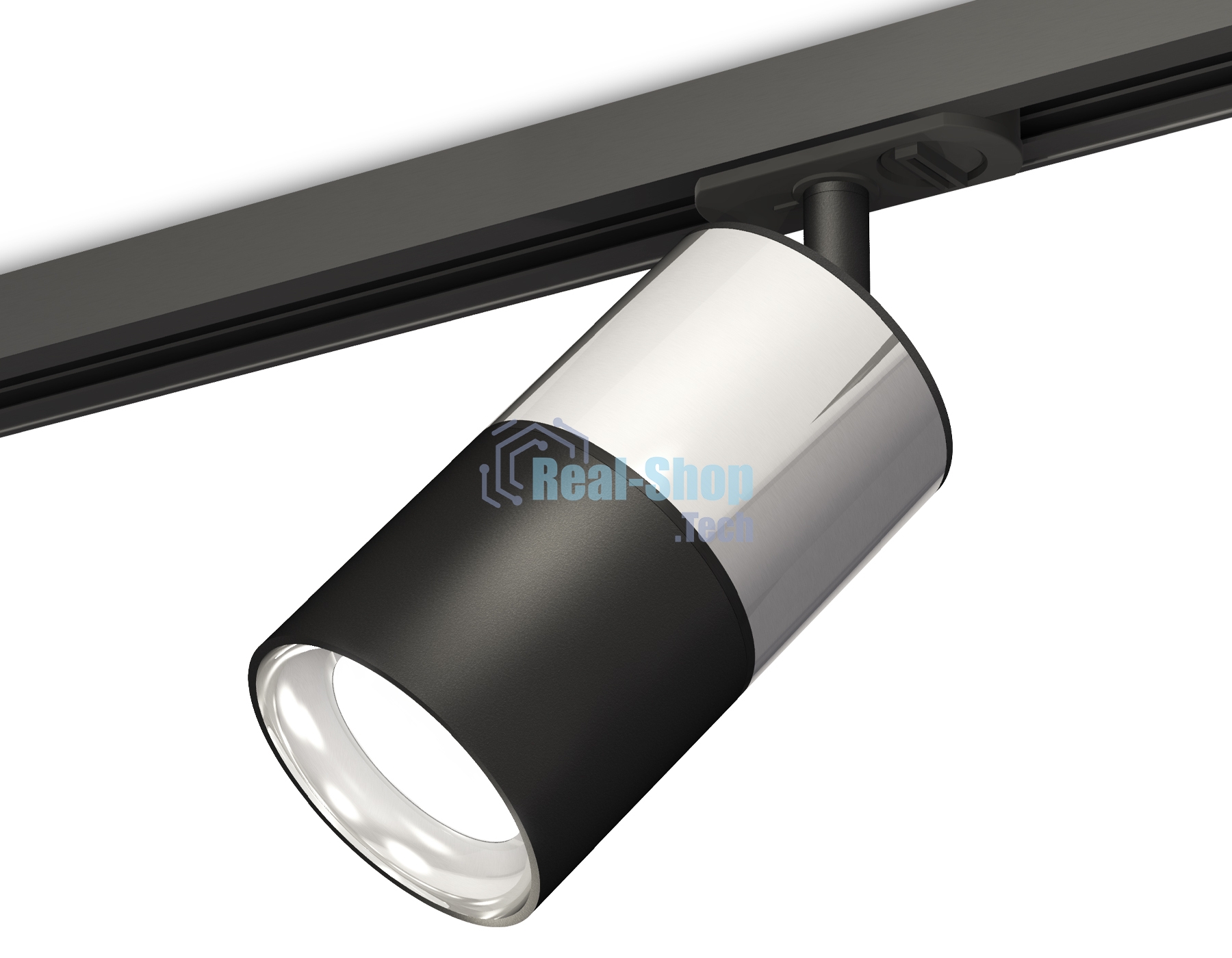 Светильник Ambrella light XT7402070 SBK/PSL/PBK черный песок/серебро полированное/черный полированный MR16 GU5.3