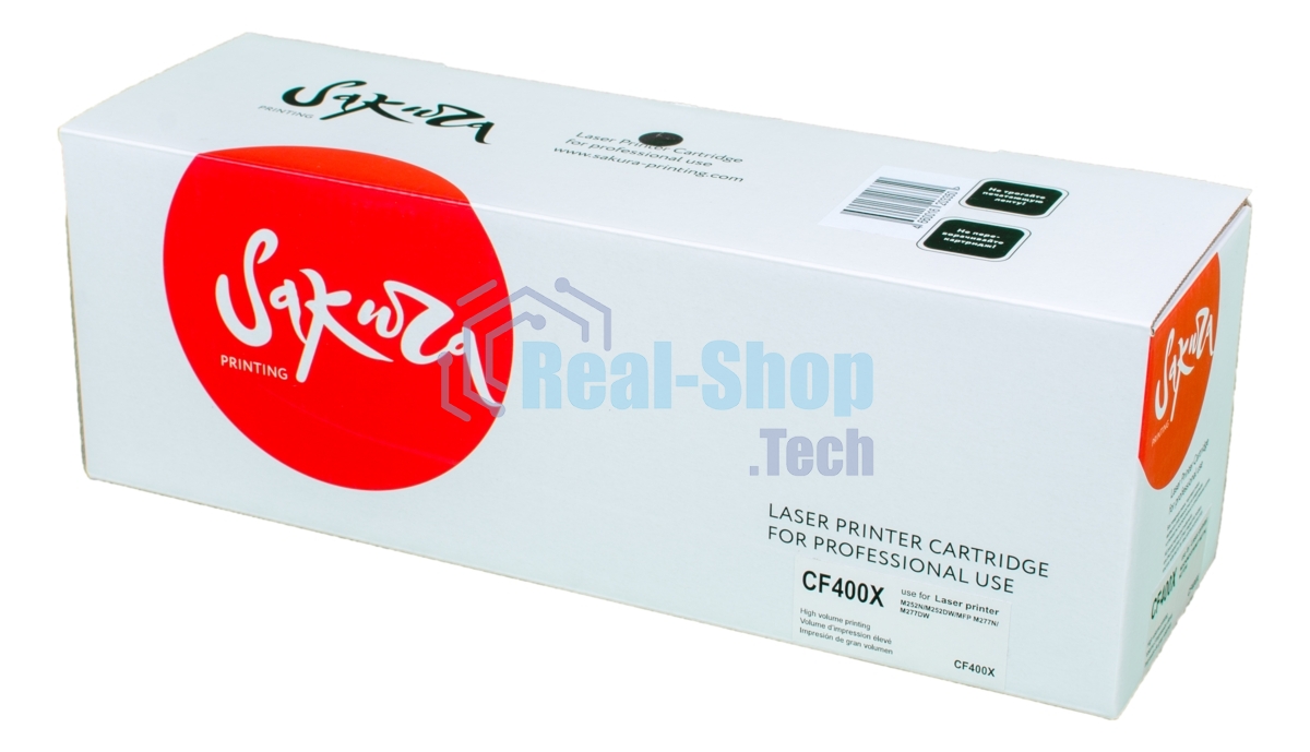 Картридж лазерный Sakura CF400X для HP Color LaserJet Pro M252n/M252dn/MFP277dw/277n, черный, 2800 к.