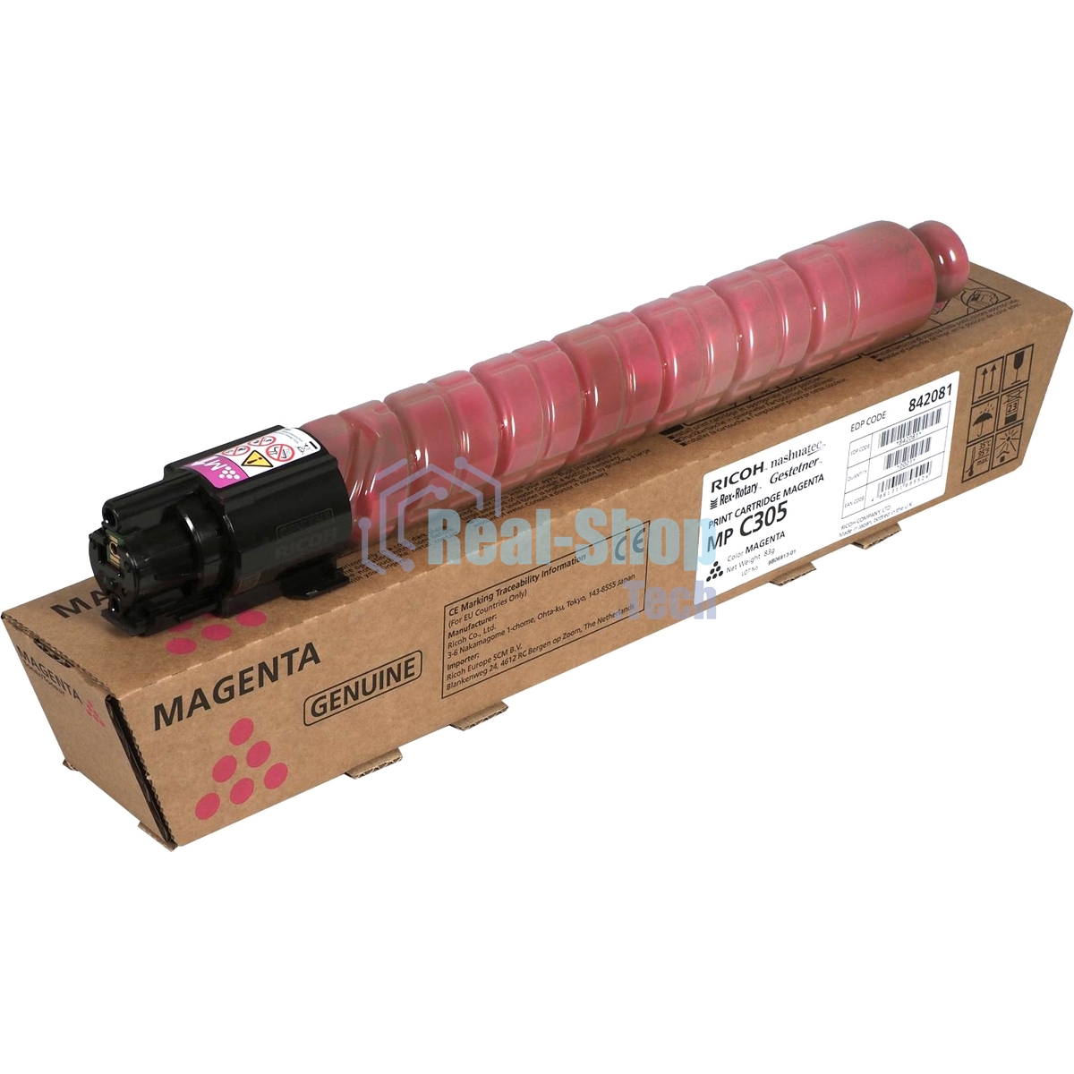 Картридж лазерный Ricoh 841596/842081 тип MPC305E, пурпурный для Aficio MP C305SP/C305SPF 4000 стр.