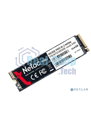 Накопитель SSD Netac N930E Pro, 256Gb, PCIe 3.1 x4, M.2 2280, NVMe, R/W 2040/1270