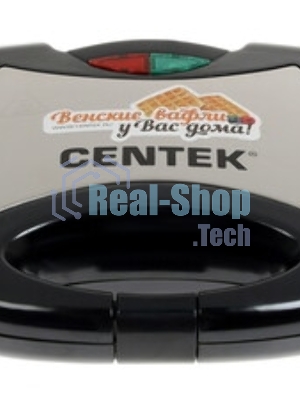 Вафельница Centek CT-1447,800 Вт. ВЕНСКИЕ ВАФЛИ анти пригарное покрытие, нагрев до 220 гр (в уп. 8 шт)