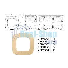 Рамка OMEGA Ecta (Шампань) 1-ая OF140601