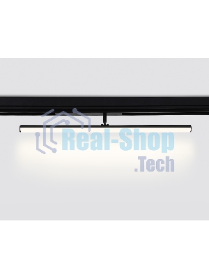 Управляемый светодиодный светильник для шинопровода Magnetic Ambrella light GL1361 BK черный IP20 12W 3000K-6400K 220V 120° 608*25*110 (Без ПДУ)