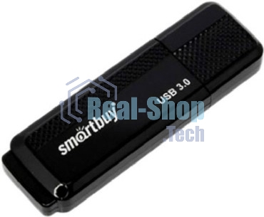 Флешка USB Smartbuy V-Cut DOCK BLACK (SB64 GbDK-K3), 64 Gb, USB 3.1 Gen 1, R/W 75/25, черный