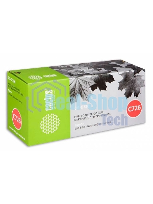 Картридж лазерный Cactus CS-C726S черный (2100 стр.) для Canon LBP-6200/LBP-6200D