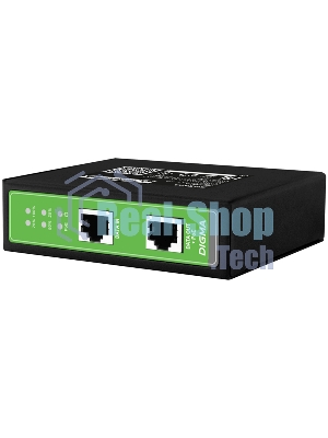 Инжектор PoE Digma DNP90W48GDXM 10/100/1000BASE-T 90Вт 37-57В(DC)